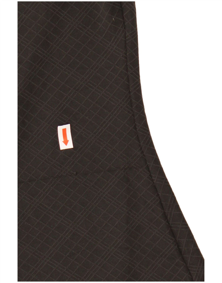 Женская рубашка поло ADIDAS Climacool UK 10, маленькая черная, полиэстер с геометрическим рисунком