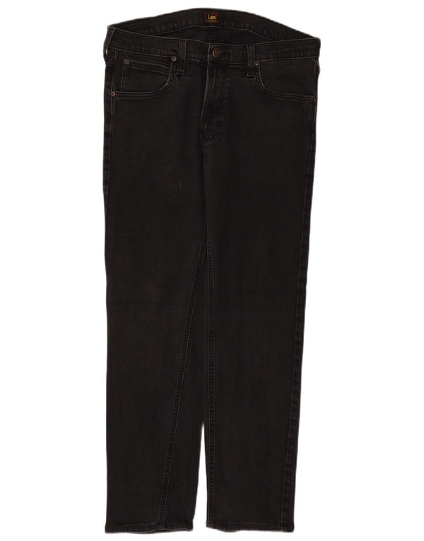 Мужские прямые джинсы Lee Daren на молнии W34 L32, черный хлопок