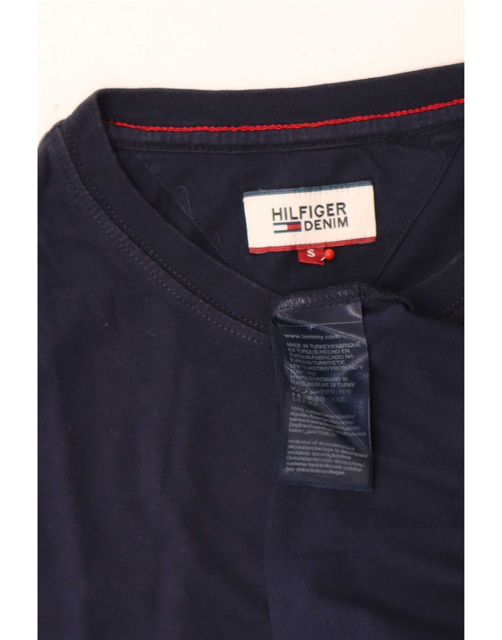 Мужская футболка Tommy Hilfiger Regular, маленькая, темно-синяя, хлопковая