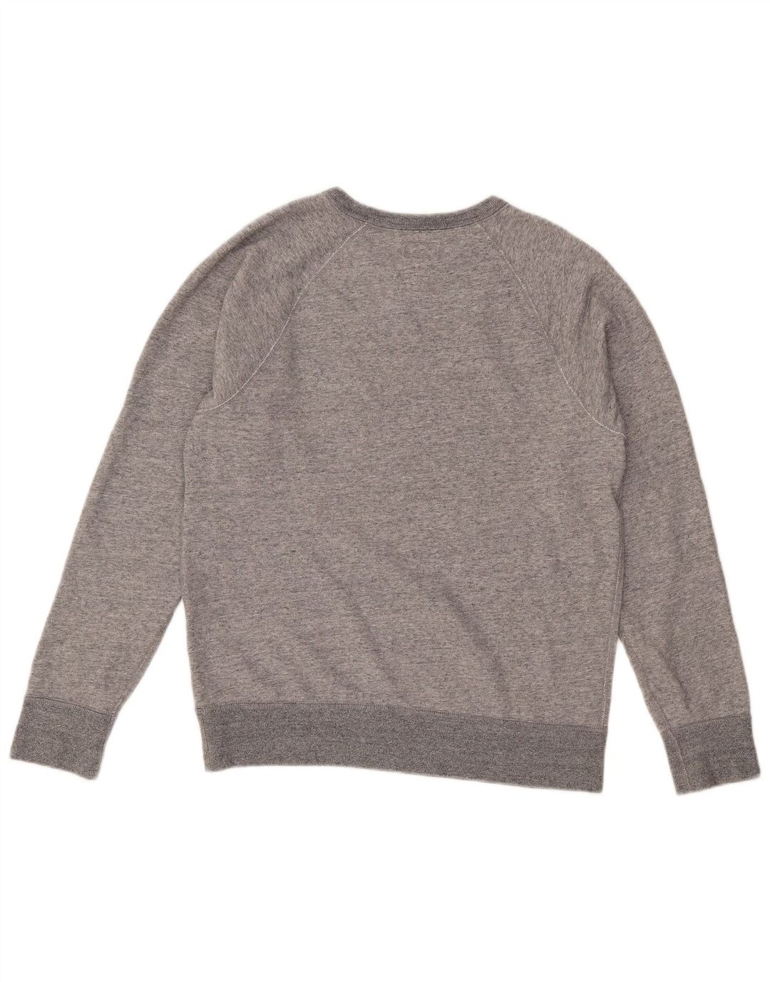 Мужской свитшот J. Crew, маленький серый хлопковый джемпер в крапинку