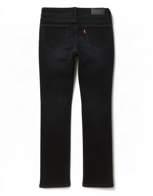 Женские прямые джинсы Levi's 470 W28 L28 темно-синие, хлопок