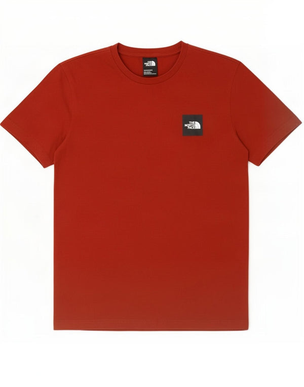 Мужская футболка с рисунком The North Face XS, красный хлопок