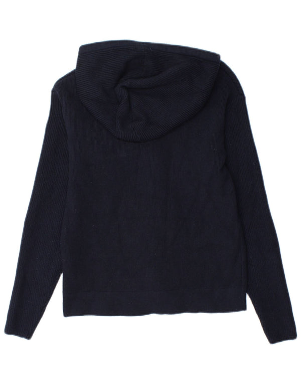 Женский укороченный кардиган с капюшоном Marks & Spencer UK 6 XS Темно-синий