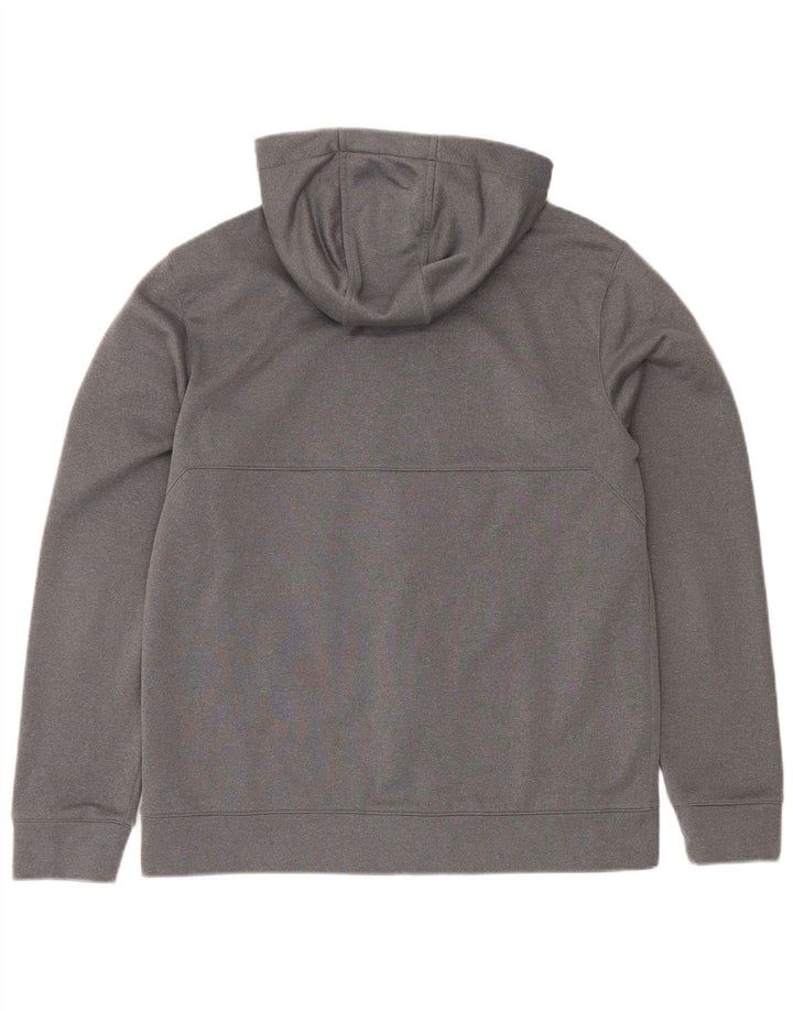 Мужской свитер с капюшоном на молнии The North Face, средний серый полиэстер