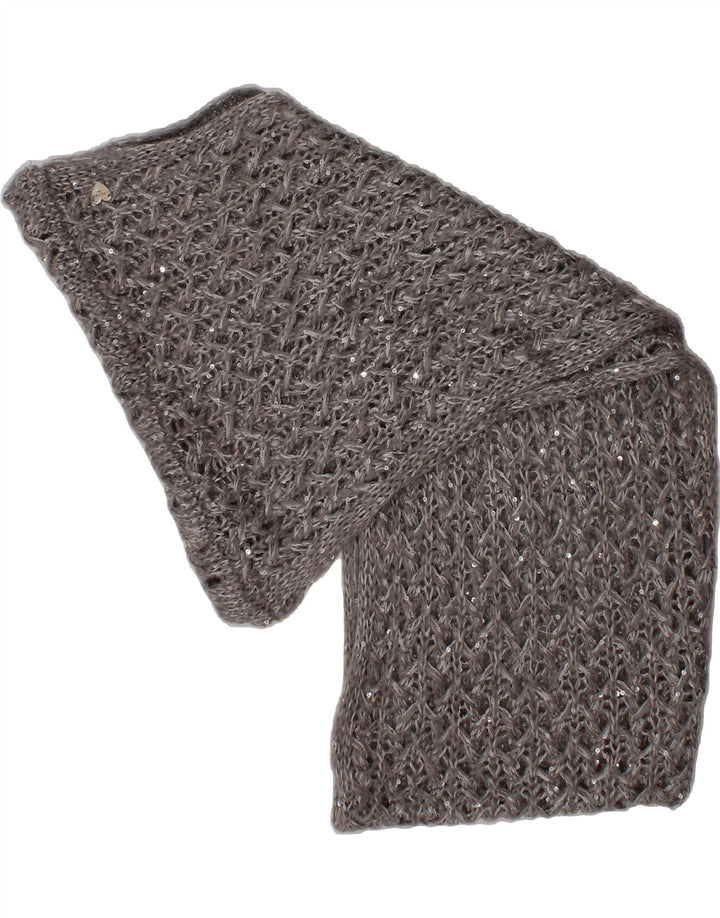 VINTAGE Womens Cowl Scarf One Size Grey Acrylic | Vintage Vintage | Thrift | Second-Hand Vintage | Used Clothing | Messina Hembry 