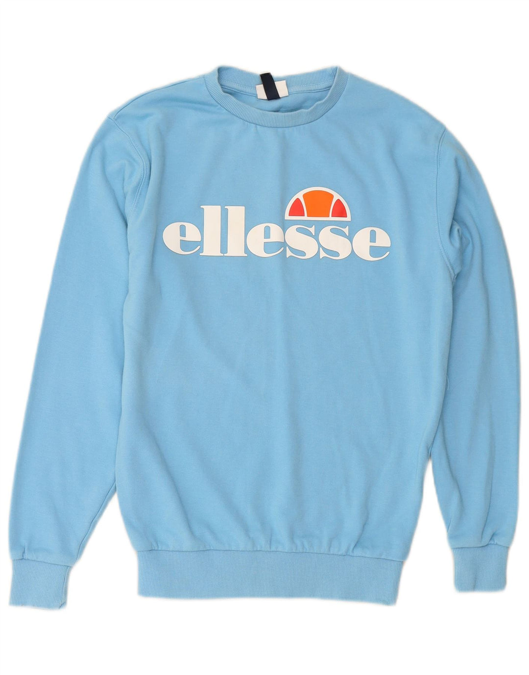 ELLESSE Женский свитер с рисунком UK 8, маленький синий, хлопок
