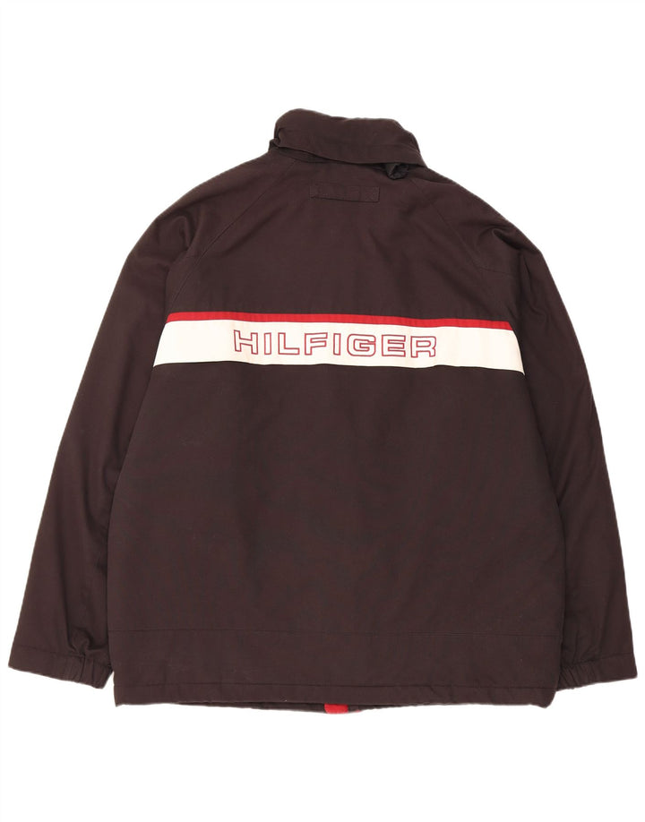 Мужская ветровка с рисунком Tommy Hilfiger UK 40, большая черная