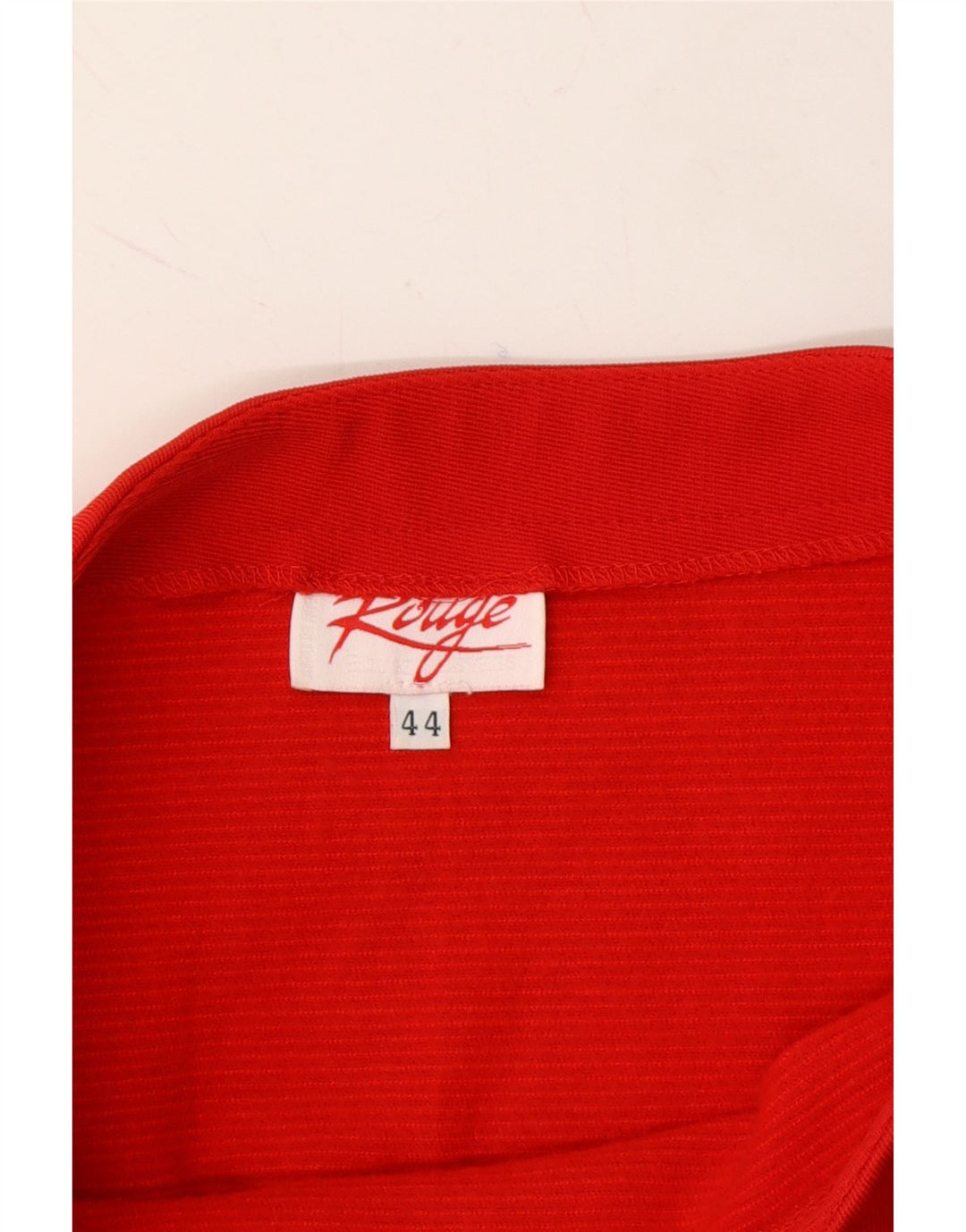 VINTAGE Womens Pencil Skirt IT 44 Medium W28  Red Nylon Vintage Vintage and Second-Hand Vintage from Messina Hembry 