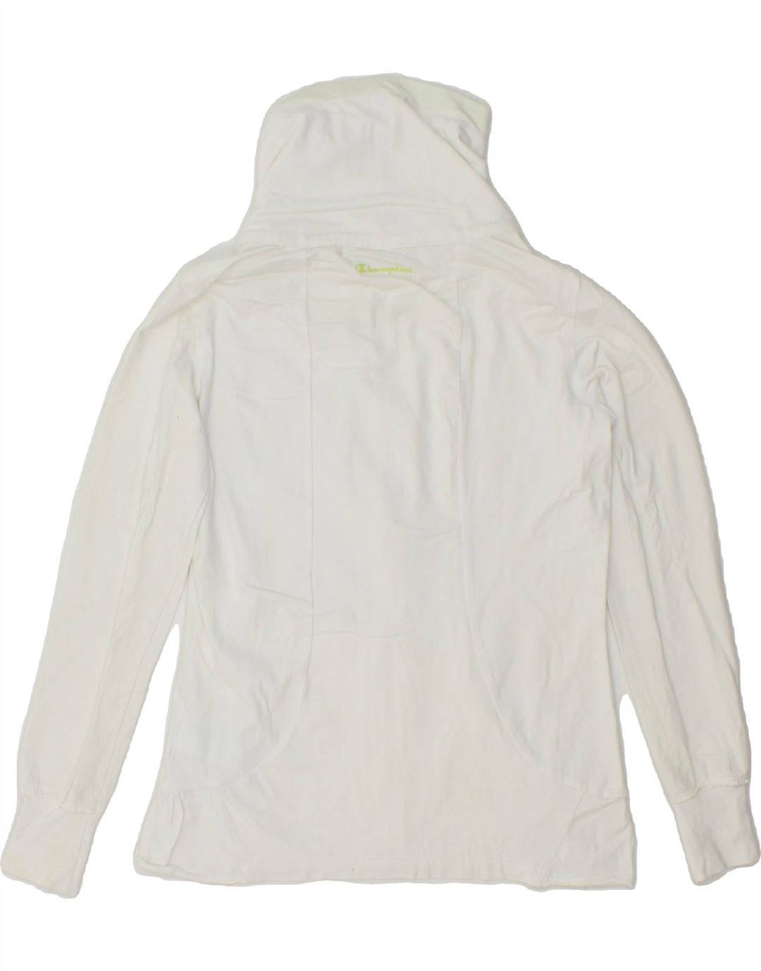CHAMPION Womens Heritage Fit Tracksuit Top Jacket UK 12 Medium White Vintage Champion and Second-Hand Champion from Messina Hembry 