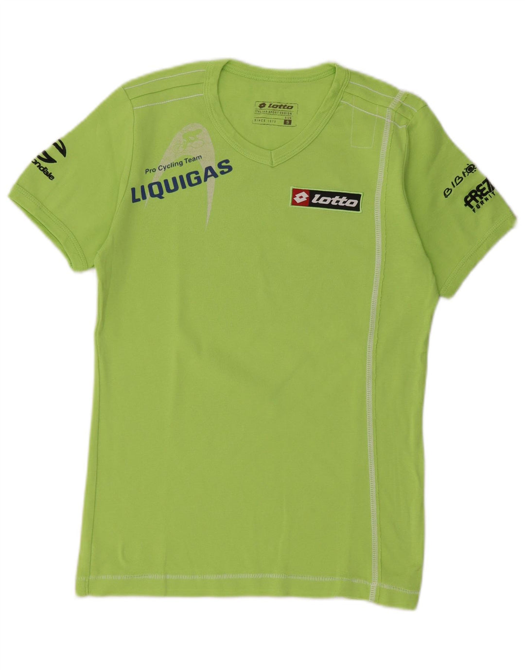 Женская футболка с рисунком Lotto Top UK 10, маленькая зеленая