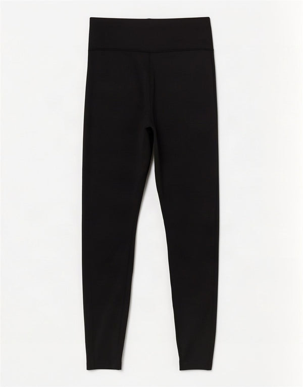 Женские укороченные леггинсы Nike Dri Fit UK 14, средний черный полиэстер
