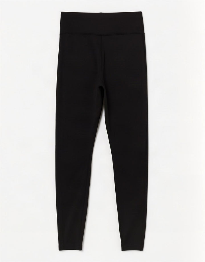 Женские укороченные леггинсы Nike Dri Fit UK 14, средний черный полиэстер