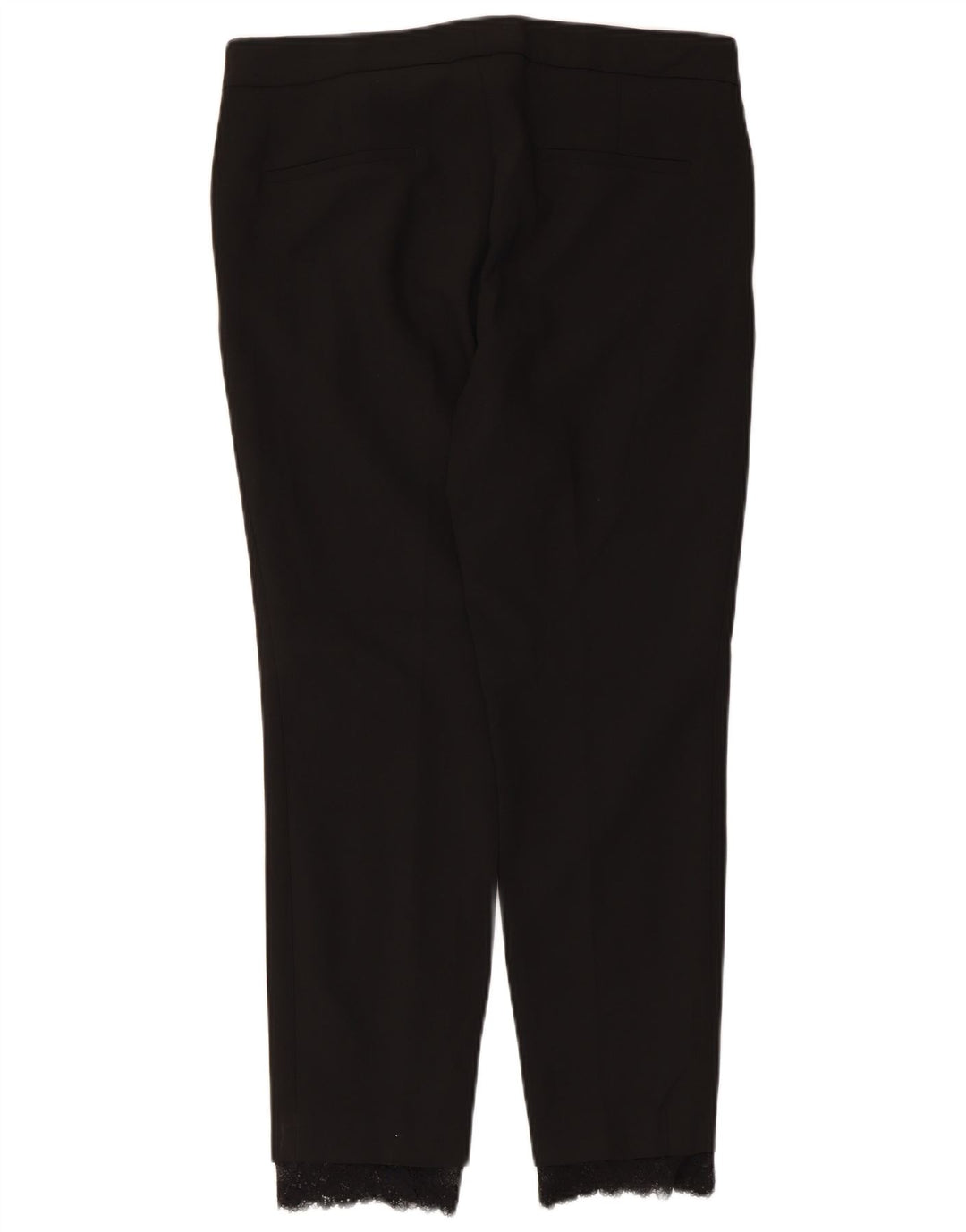 Женские узкие костюмные брюки Zara Medium W28 L26, черные, полиэстер