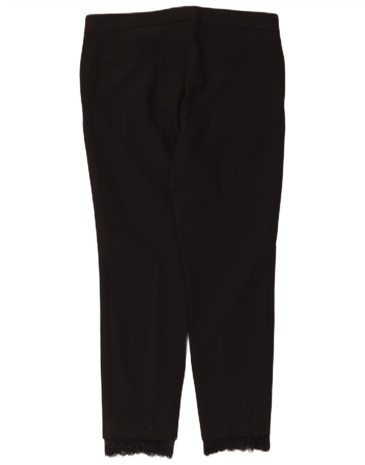 Женские узкие костюмные брюки Zara Medium W28 L26, черные, полиэстер