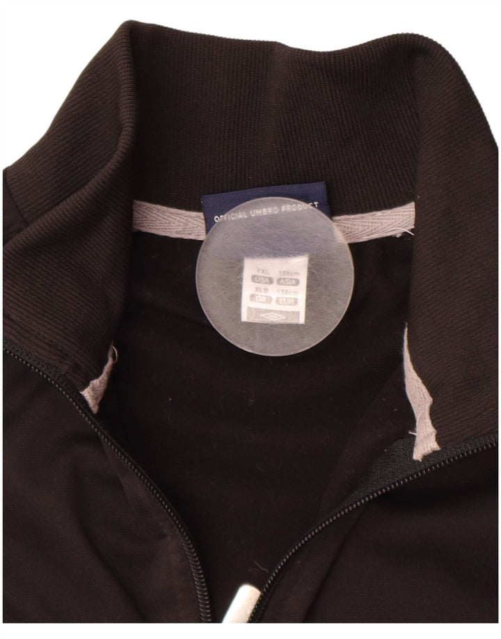 UMBRO Спортивный костюм для мальчиков, верхняя куртка 12–13 лет, XL, черный полиэстер