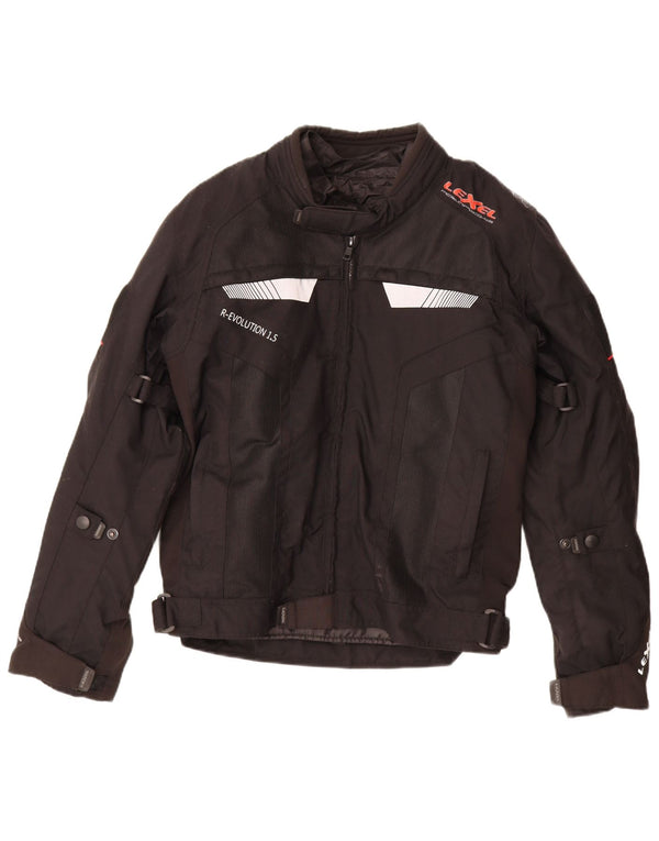 Мужская куртка-гонщик LEXEL UK 40, большая черная