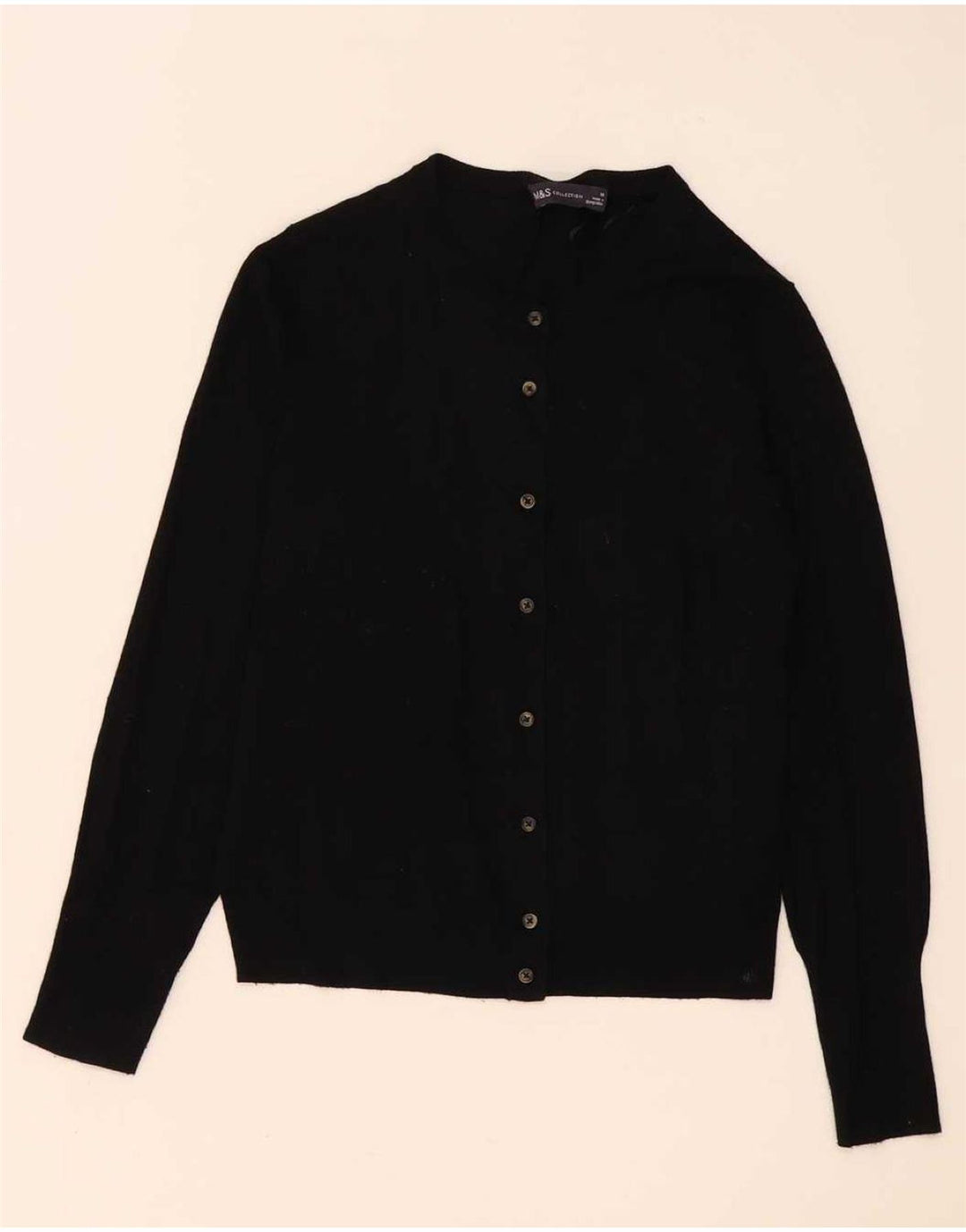 Женский кардиган Marks & Spencer UK 14, средний черный, вискоза