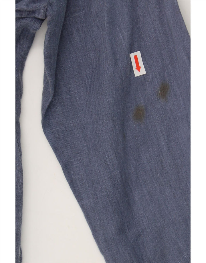 DACK'S Womens Shirt Medium Navy Blue Vintage Dack's and Second-Hand Dack's from Messina Hembry 