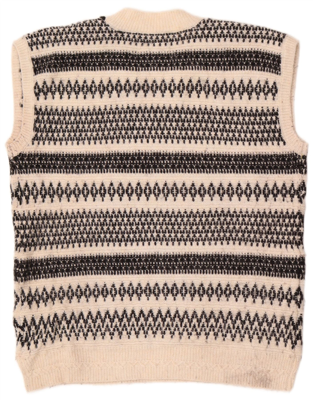 Женская майка безрукавка Marks & Spencer UK 14 средний Off White Fair Isle