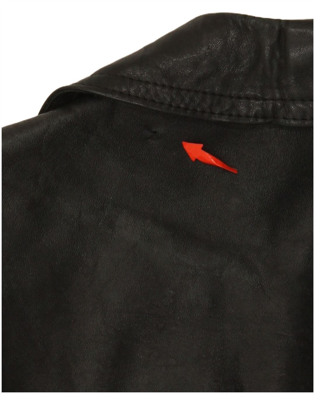 Мужская кожаная куртка VINTAGE UK 38 средний черный