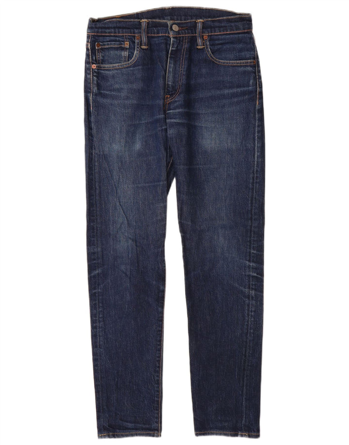 Мужские зауженные зауженные джинсы Levi's 512 W30 L30 синие, хлопок