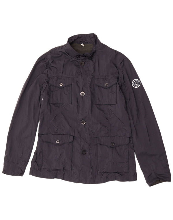 Мужская куртка Armani Jeans UK 42 XL темно-синяя из полиамида