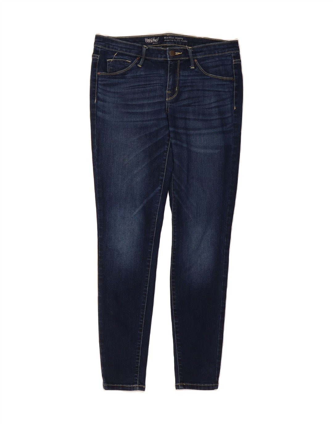 MOSSIMO Womens Mid Rise Jegging Jeans US 8 Medium W30 L29 Blue Viscose Vintage Mossimo and Second-Hand Mossimo from Messina Hembry 
