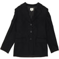 LUISA SPAGNOLI Womens Perugia 3 Button Blazer Jacket IT 42 Medium Black Vintage Luisa Spagnoli and Second-Hand Luisa Spagnoli from Messina Hembry 