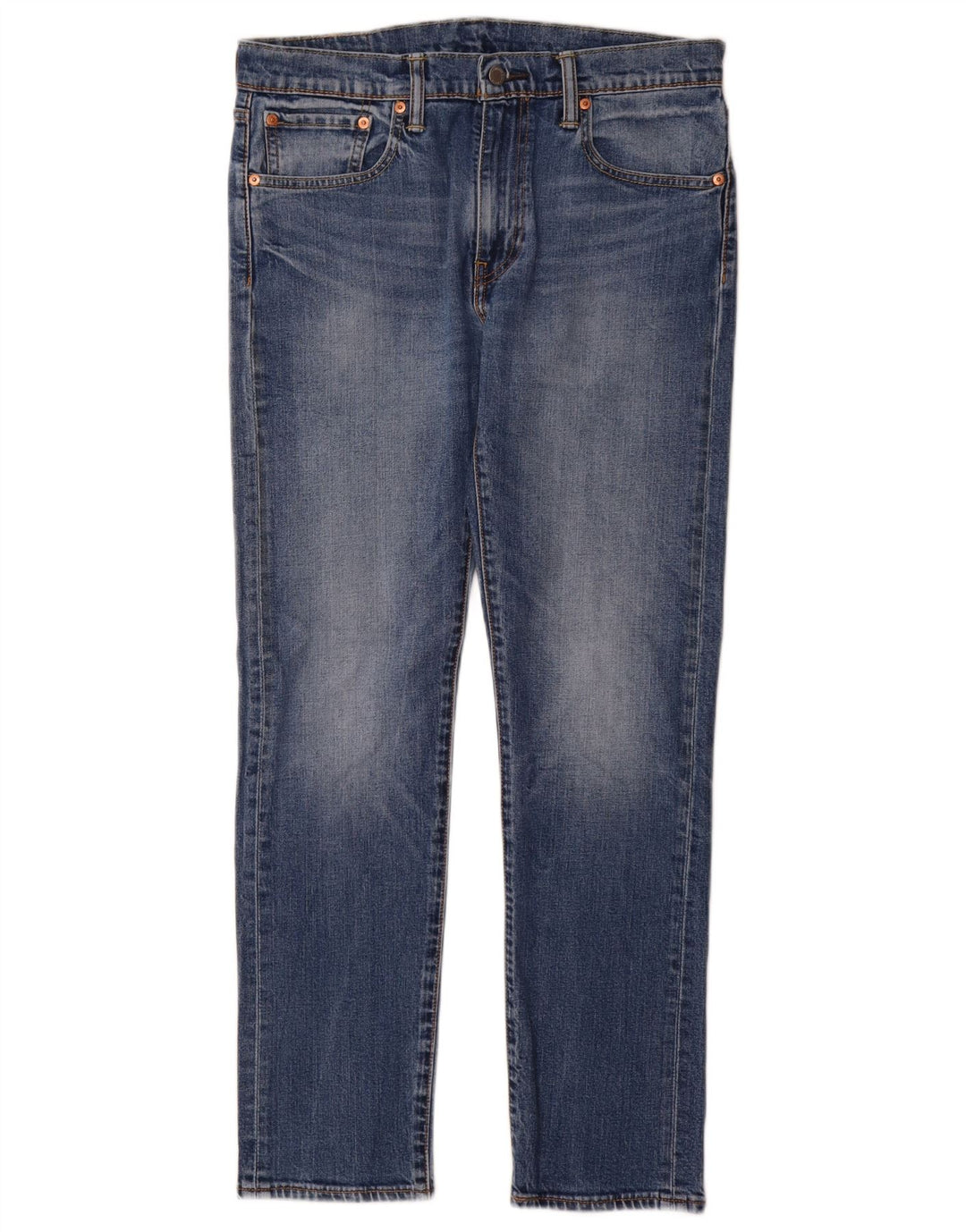 Мужские зауженные джинсы Levi's 502 W32 L32 синие, хлопок