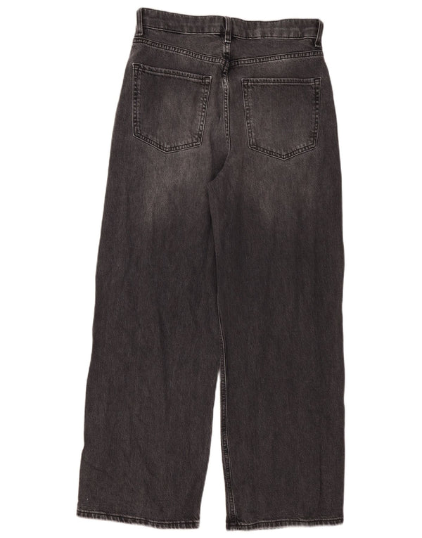 Женские широкие джинсы Marks & Spencer Per Una UK 10, маленькие W30 L29, серые