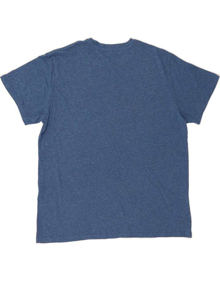 LEVI'S Mens Graphic T-Shirt Top 2XL Blue Vintage Levi's and Second-Hand Levi's from Messina Hembry 