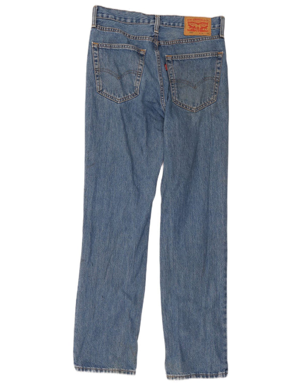 Мужские прямые джинсы Levi's 516 W31 L32 синие, хлопок