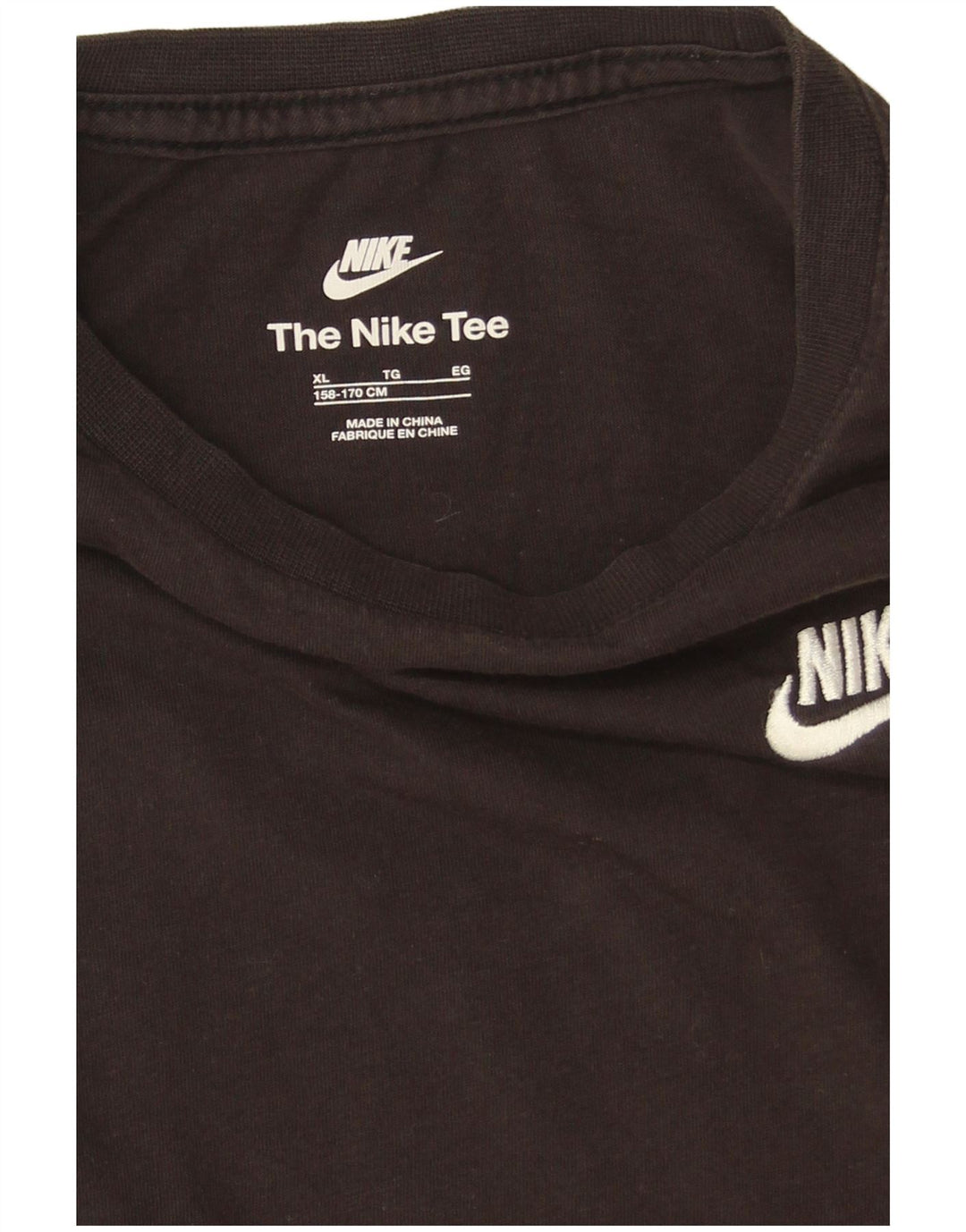 Топ Nike для мальчиков с длинным рукавом, 13–14 лет, размер XL, черный хлопок