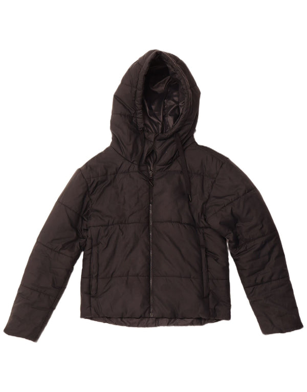 Женская двусторонняя стеганая куртка NIKE UK 10, маленький черный полиэстер