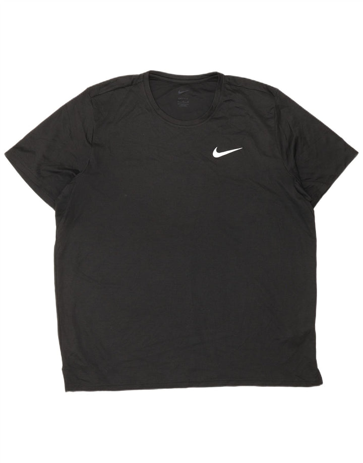 Мужская футболка NIKE Dri Fit Top XL, черный полиэстер