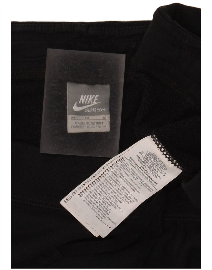 Женские спортивные брюки Nike UK 14, средние черные хлопковые брюки
