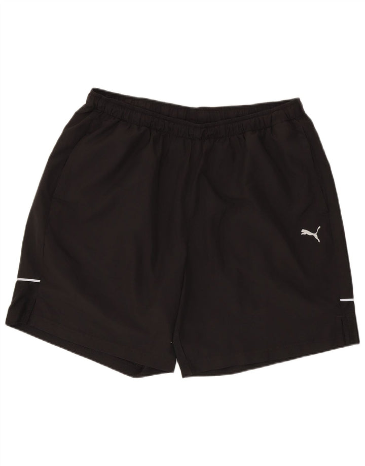 Мужские спортивные шорты Puma XL черные из полиэстера