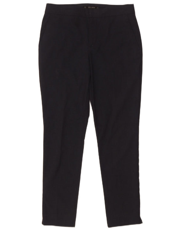 Женские узкие костюмные брюки Zara EU 34 2XS W24 L27, черный полиэстер