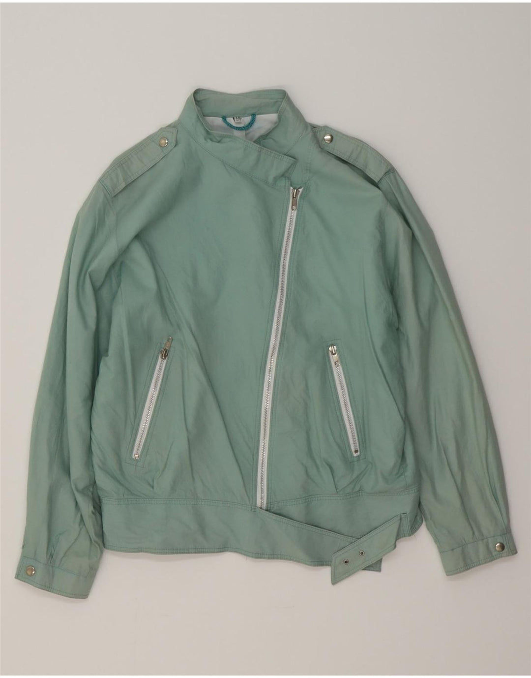 VINTAGE Womens Military Jacket UK 10 Small Green Vintage Vintage and Second-Hand Vintage from Messina Hembry 