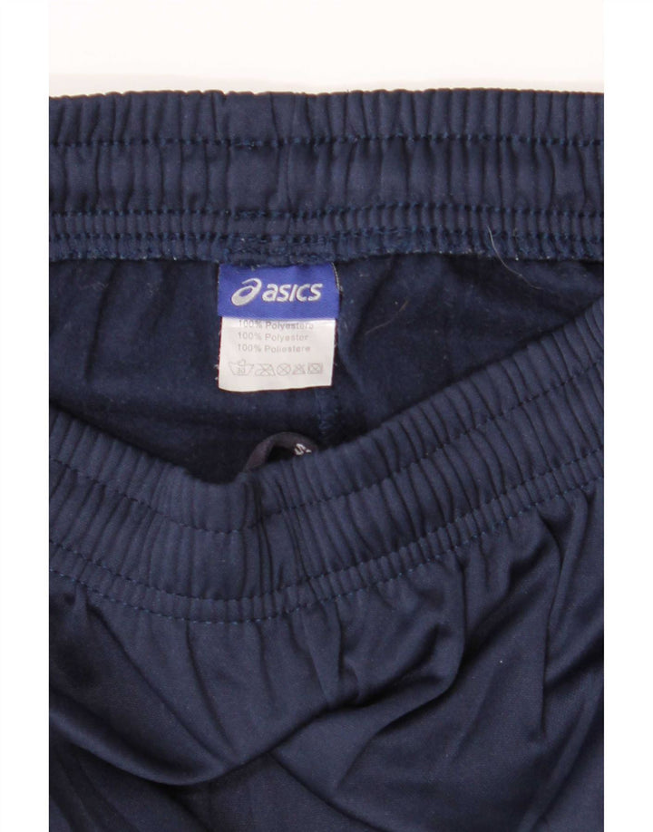 Мужские спортивные брюки Asics, брюки для бега, маленькие, темно-синие, полиэстер