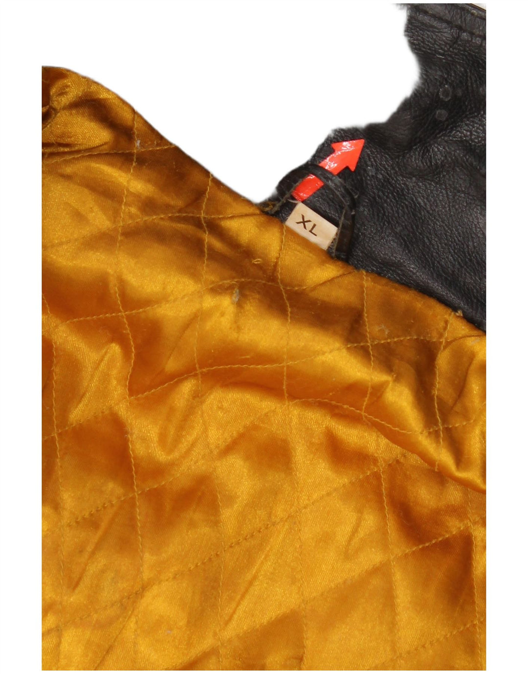 Винтажная мужская кожаная куртка UK 42 XL, черная кожа