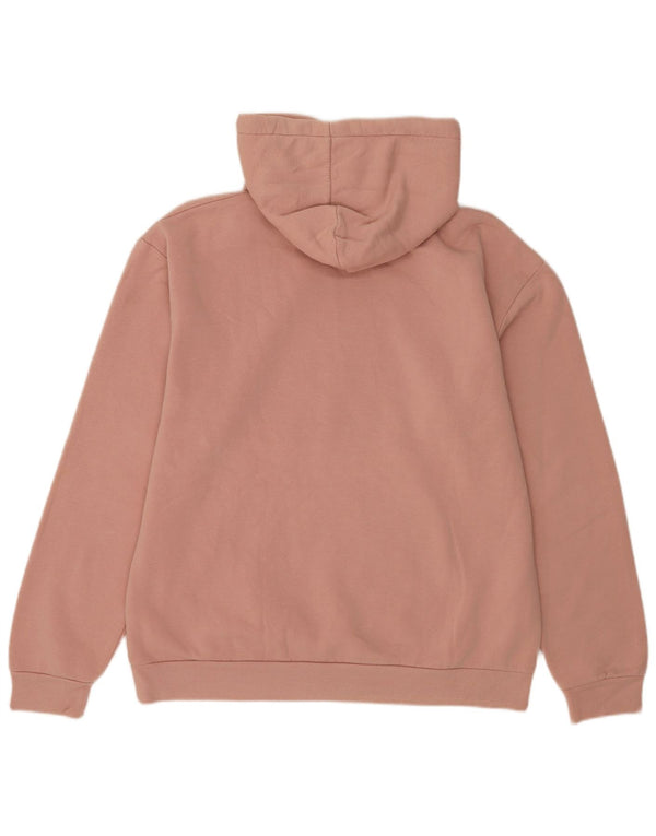 Zara Womens Hoodie Jumper UK 20 2XL Pink Cotton