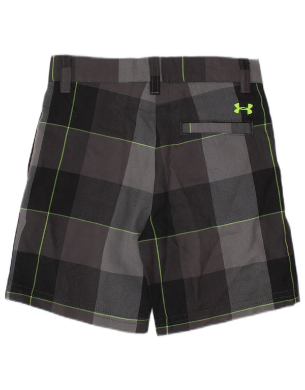 Брюки-чиносы Under Armour для маленьких мальчиков 18–24 месяцев W20, серый полиэстер в клетку