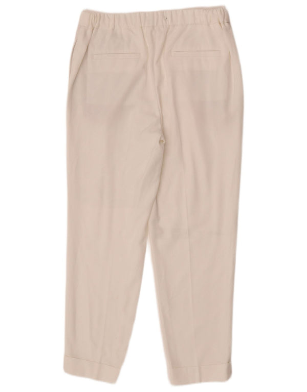 Мужские зауженные брюки-чиносы Marks & Spencer UK 10, маленькие W26 L25, белые
