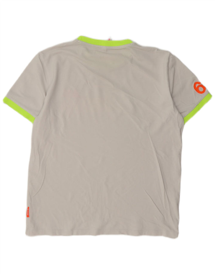 Sun68 Мужская футболка с рисунком, топ 2XL, серый хлопок