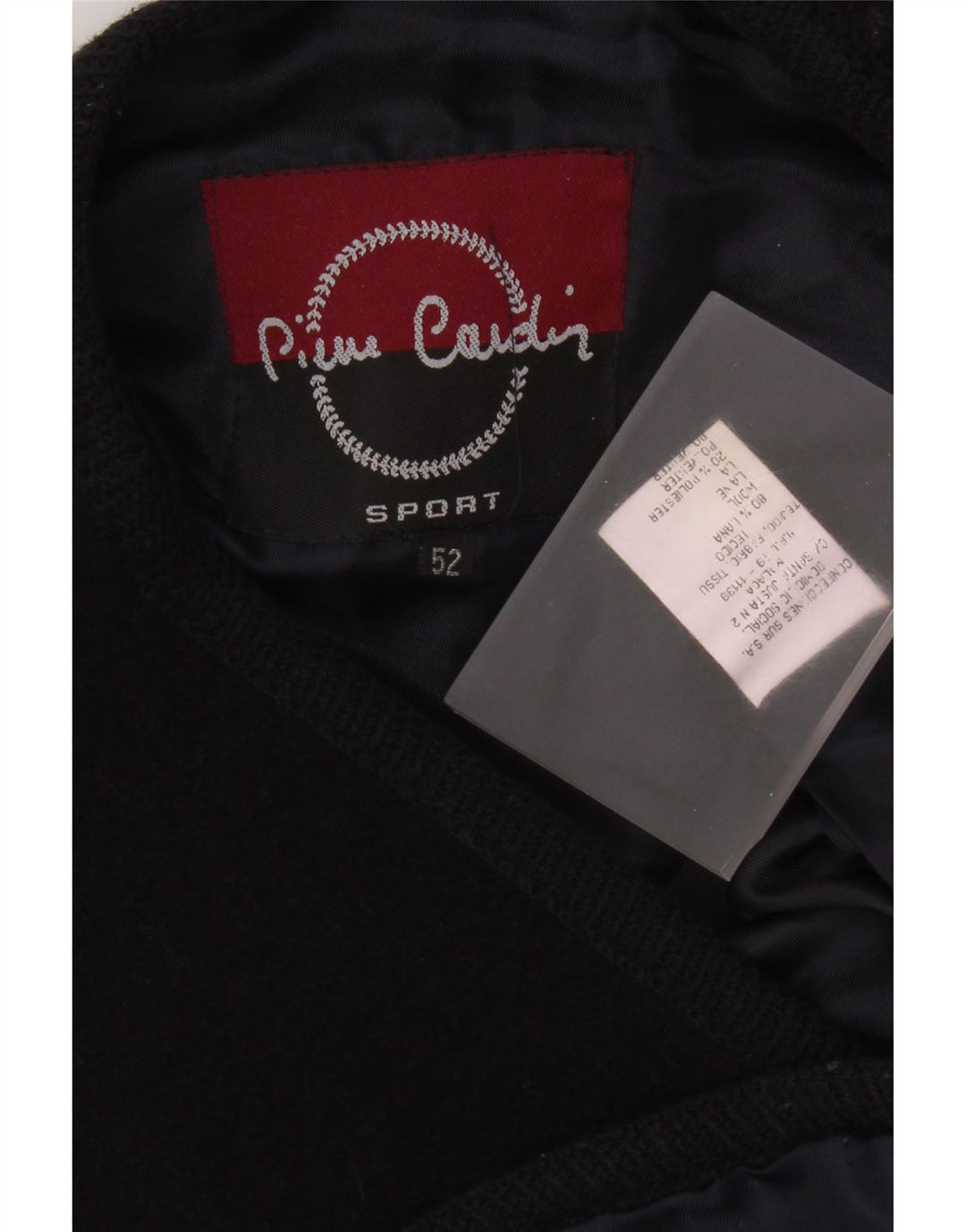 Мужской жилет Pierre Cardin IT 52, темно-синий, шерсть