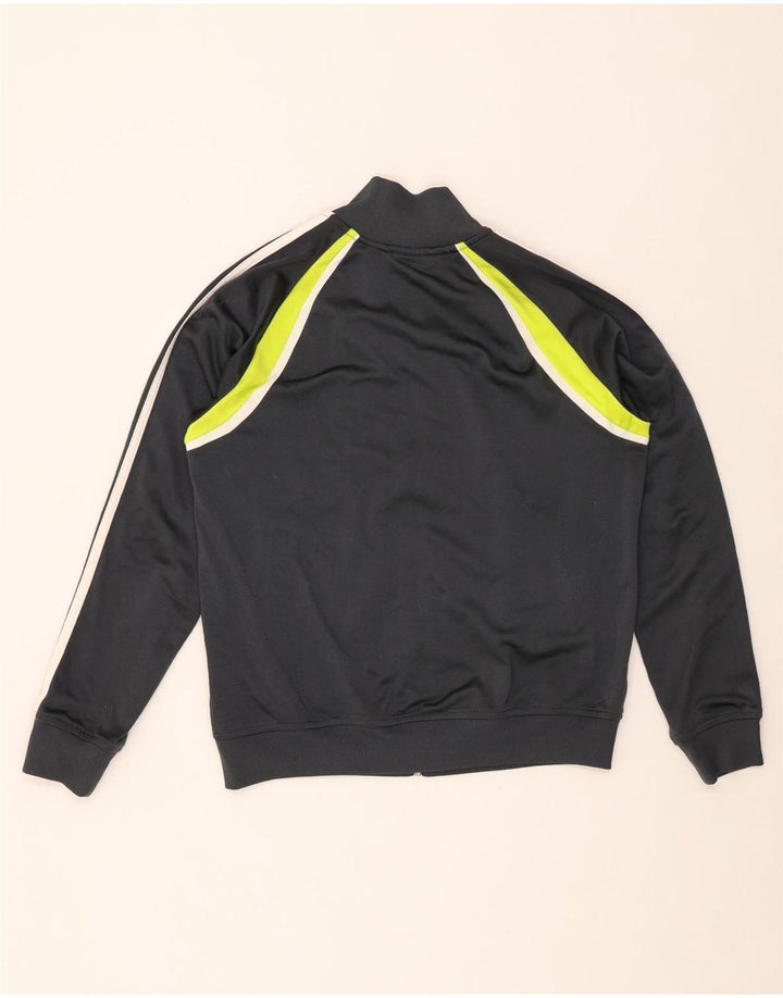 Спортивный костюм ADIDAS для мальчиков, верхняя куртка 13–14 лет, серый полиэстер с цветными блоками