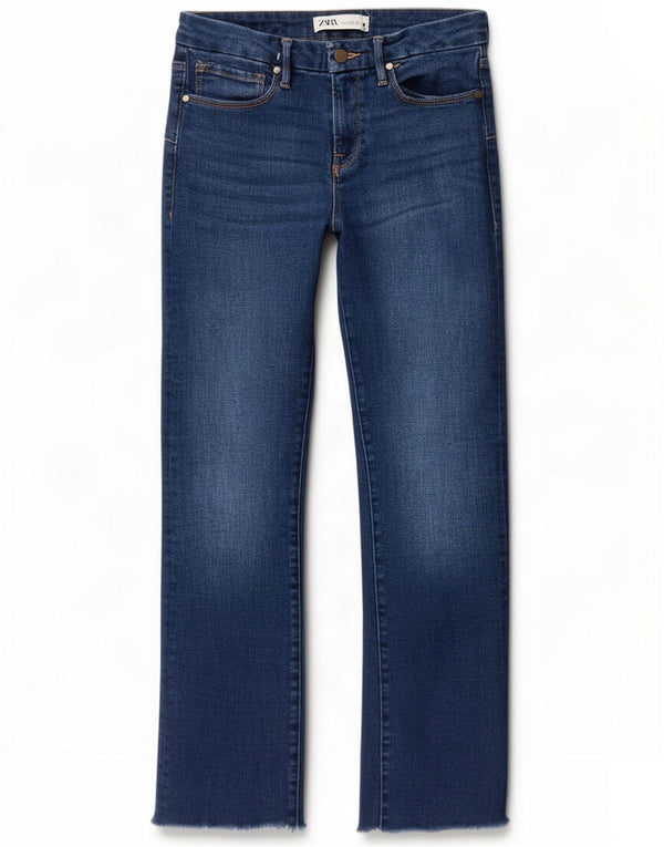 Zara Женские прямые джинсы EU 38 Small W28 L29 Синий