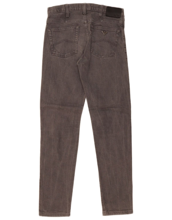 Мужские джинсы Armani Slim W28 L29 Серые, хлопок