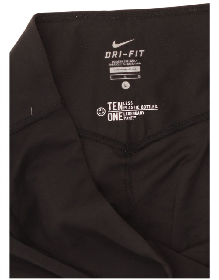 Женские спортивные шорты-бермуды NIKE Dri Fit UK 16, большие черные